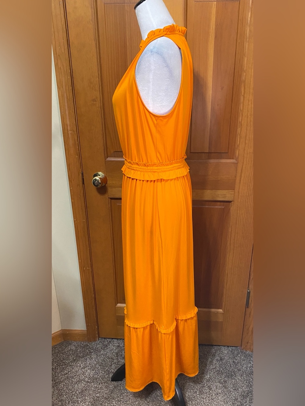 NWT Karl Lagerfeld Tiered Maxi Dress - Picture 4 of 7